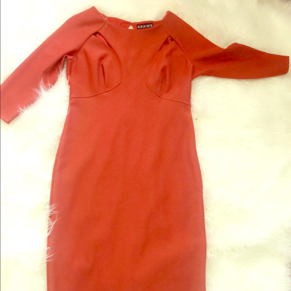 Beautiful burned orange dress